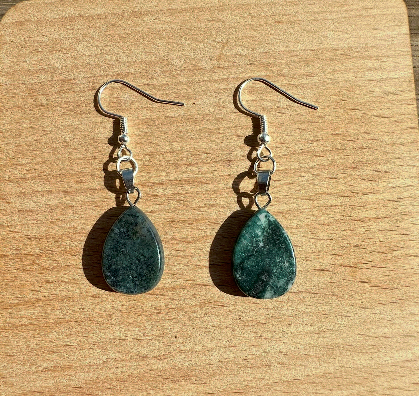 Moss Agate Earrings