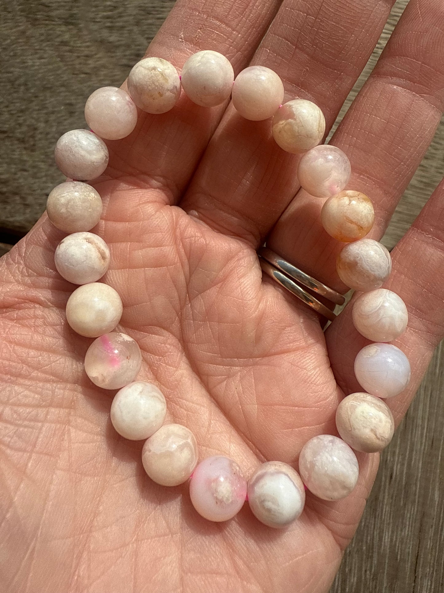 Flower Agate Bracelet