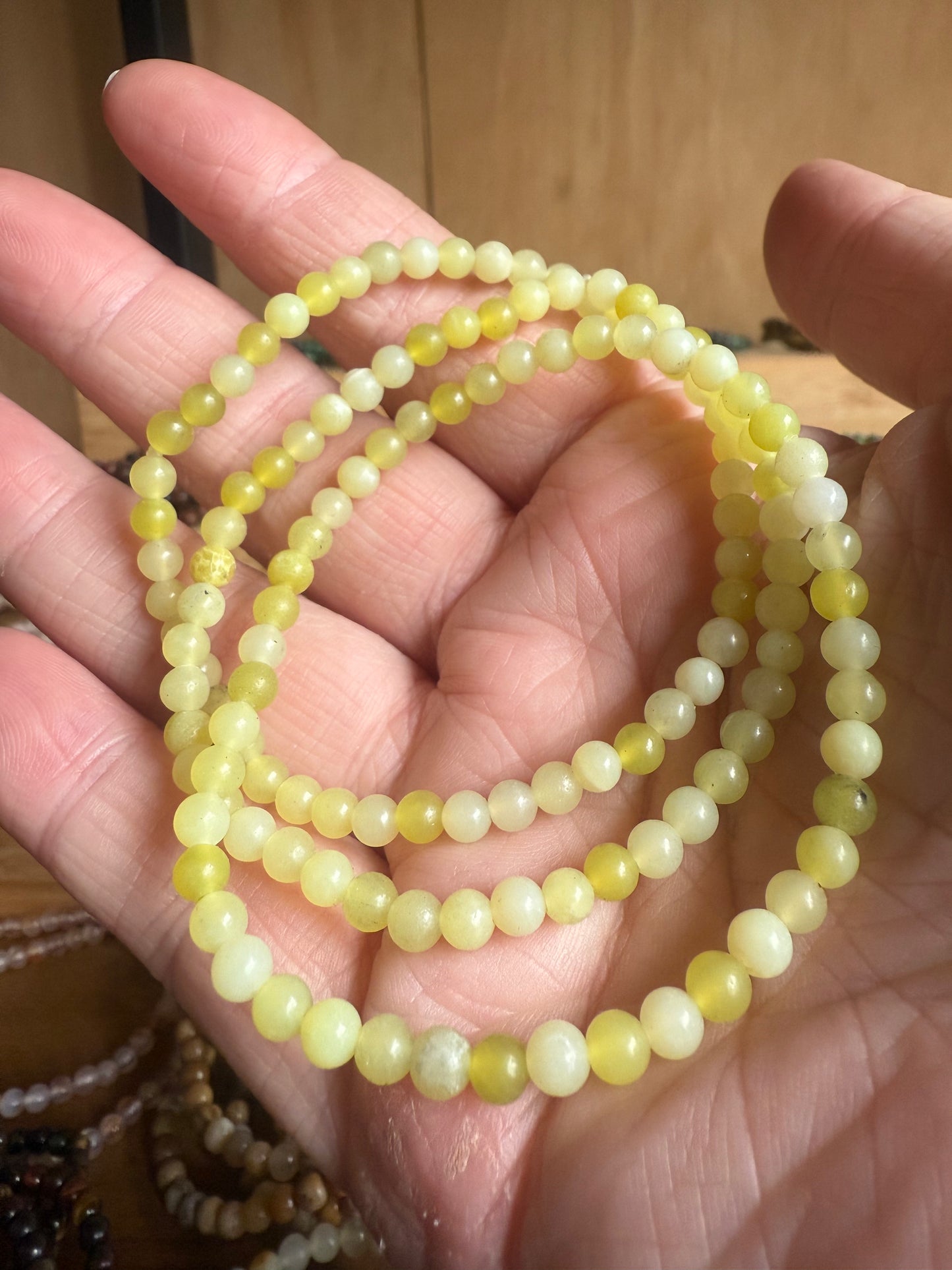 4mm Bead Bracelet