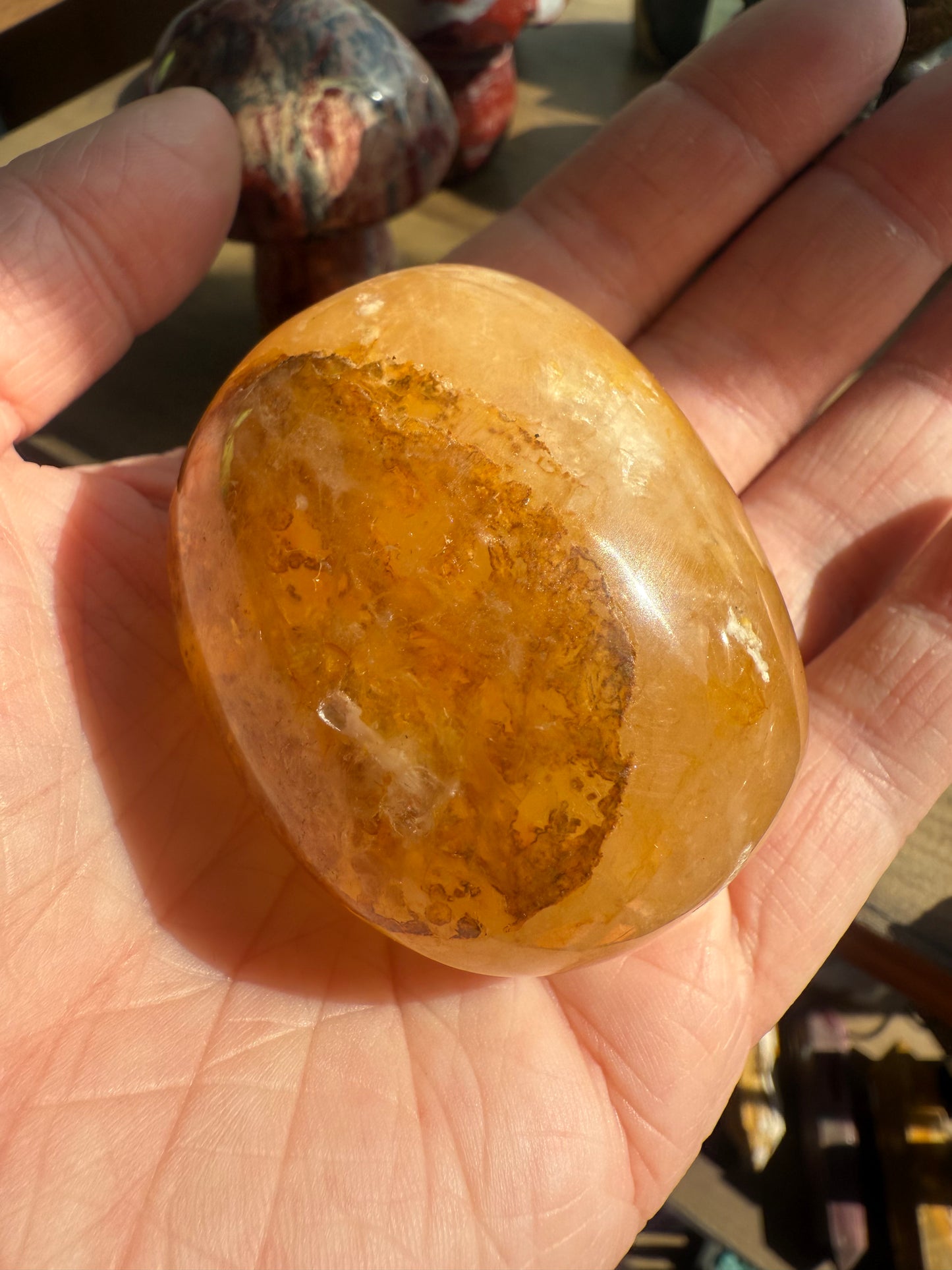 Golden Healer Palmstone