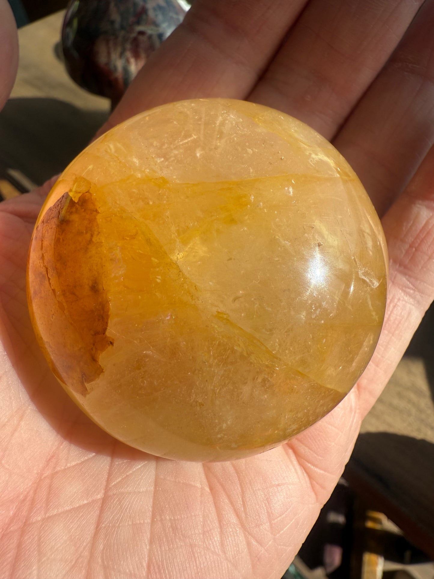 Golden Healer Palmstone