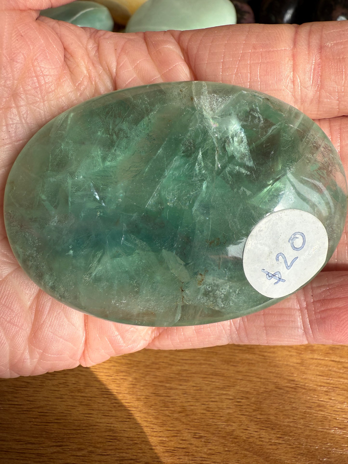 Fluorite Palmstone