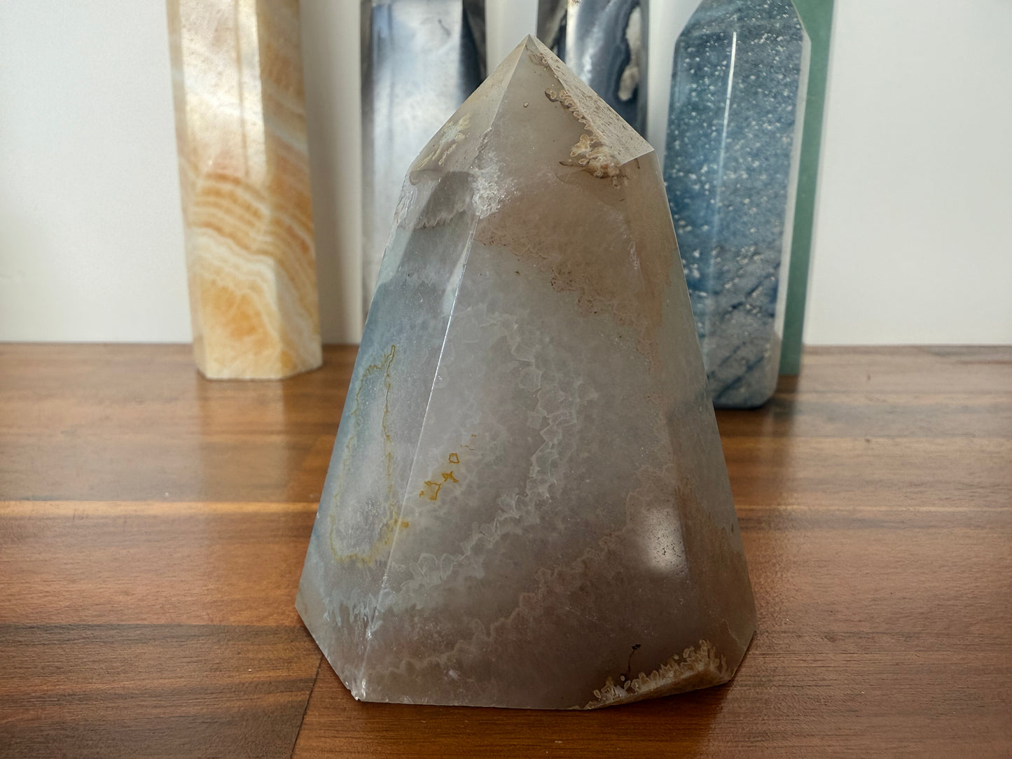 Druzy Agate Tower
