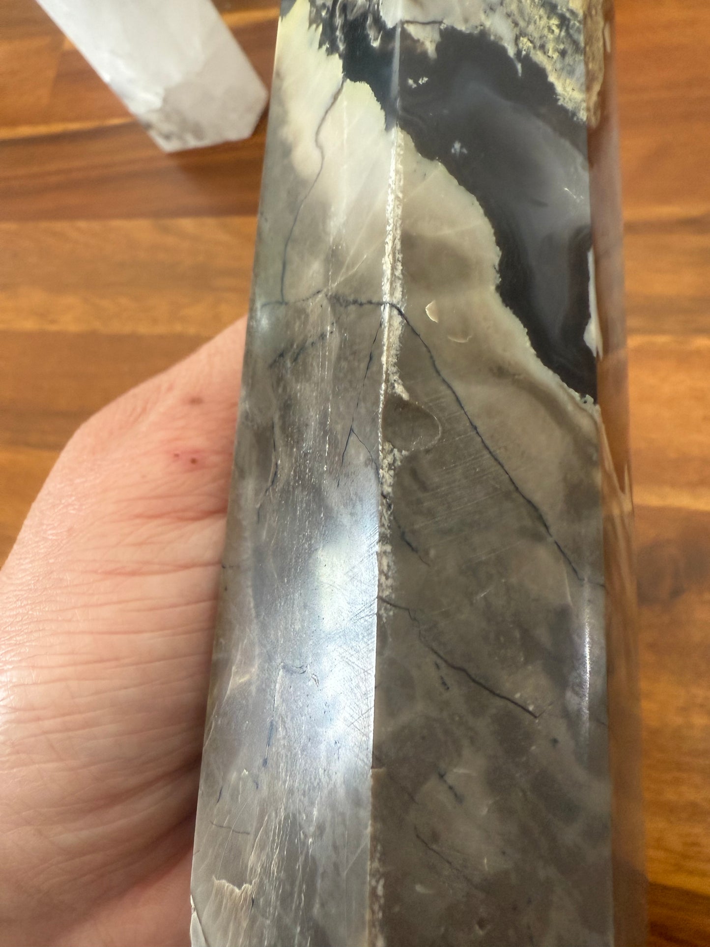 Volcano Agate Tower Pair