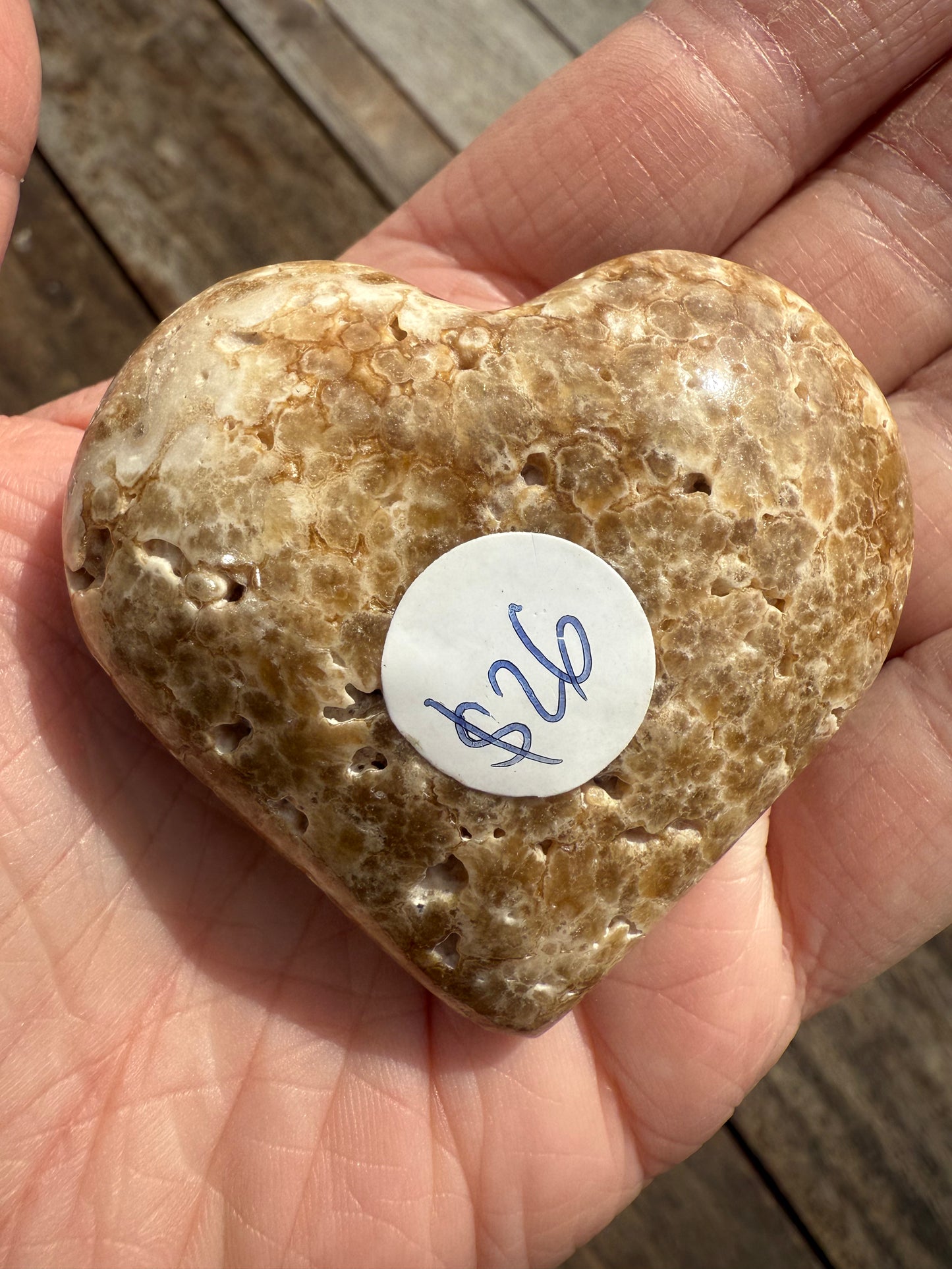 Chocolate Calcite Heart