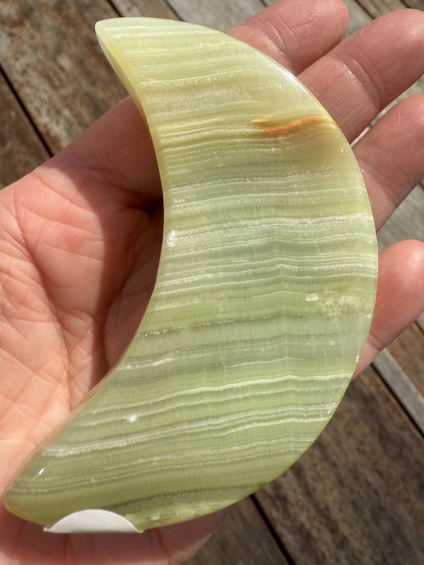 Banded Calcite Moon