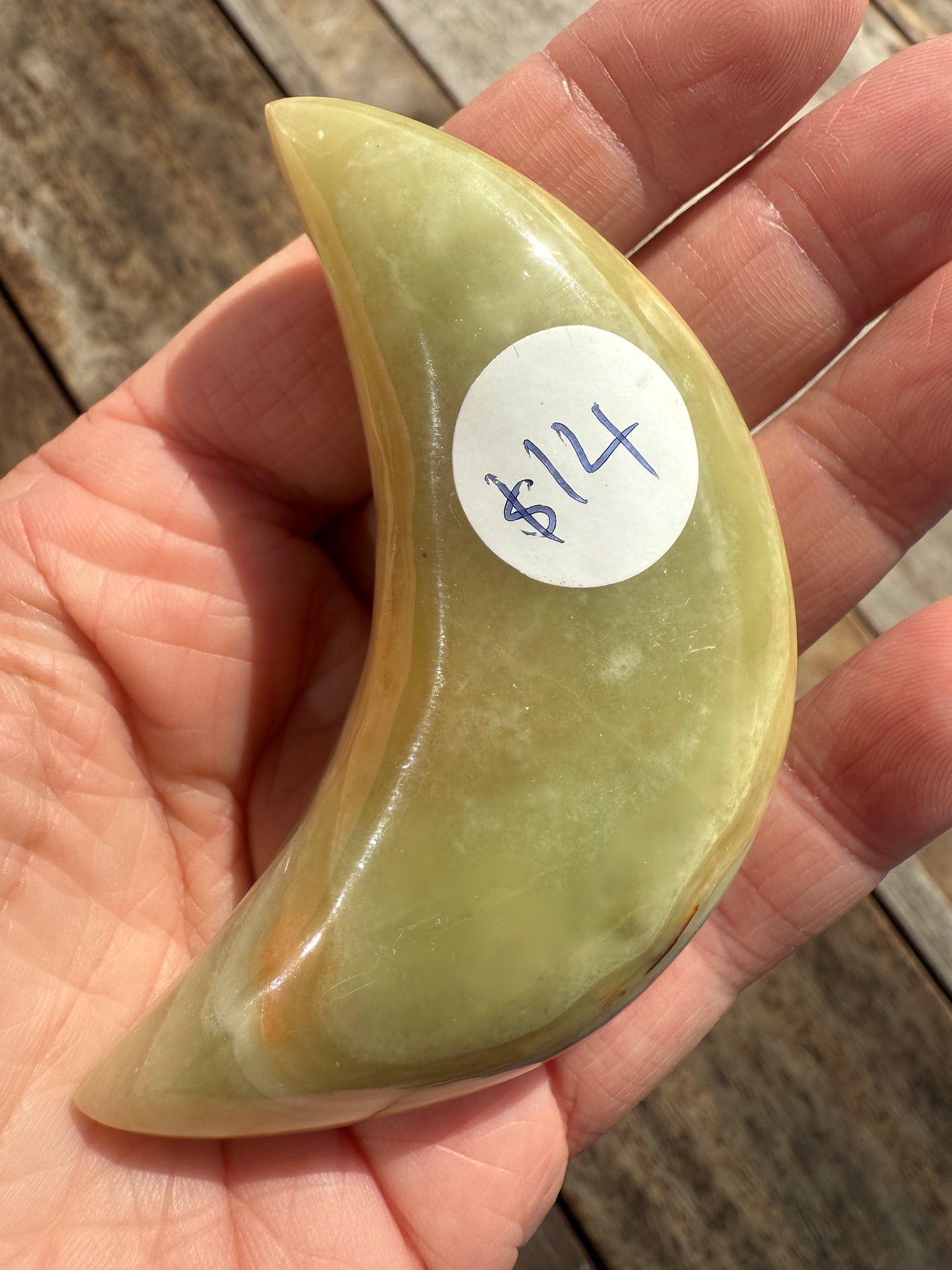 Banded Calcite Moon