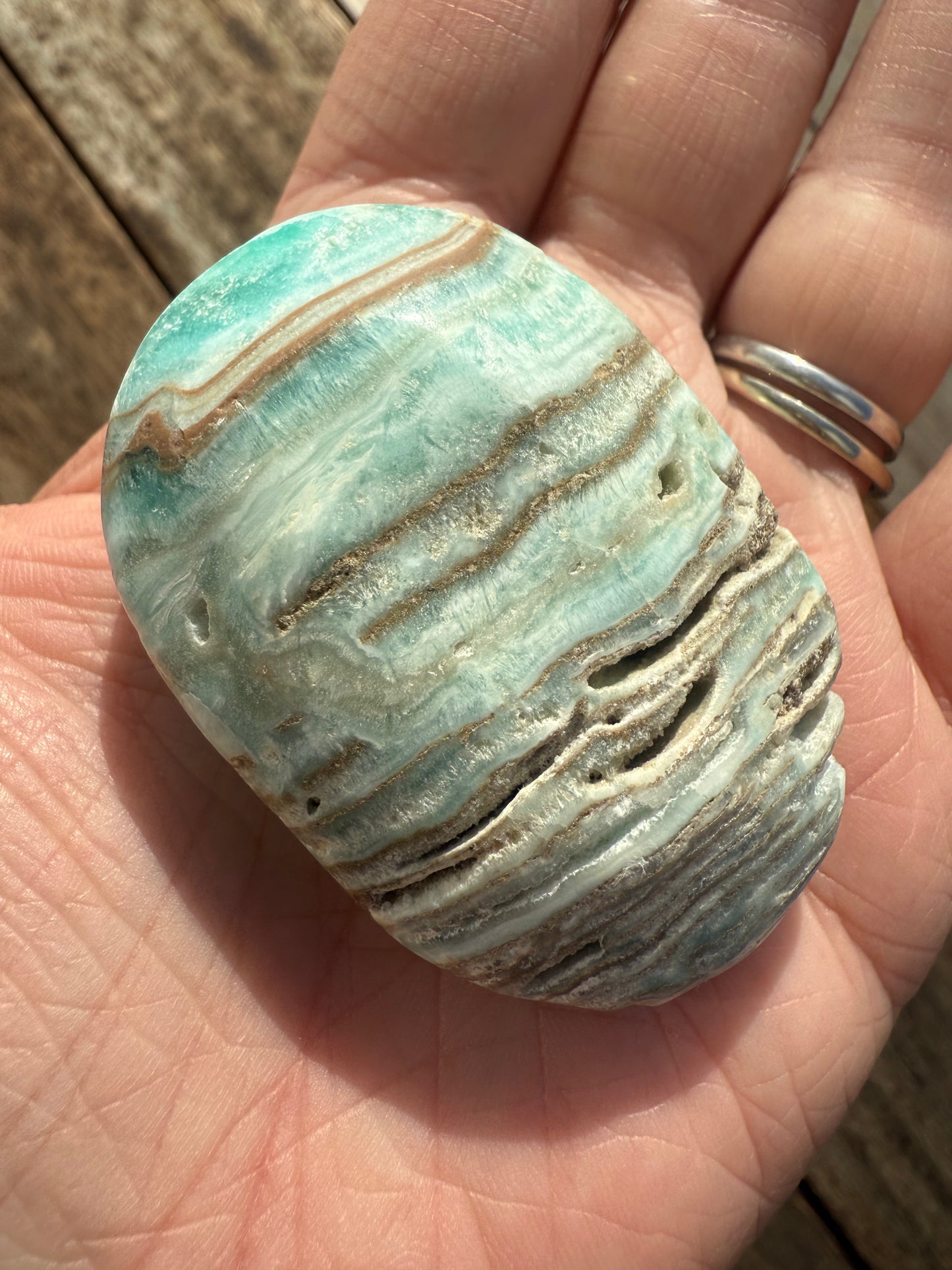 Caribbean Calcite Palmstone