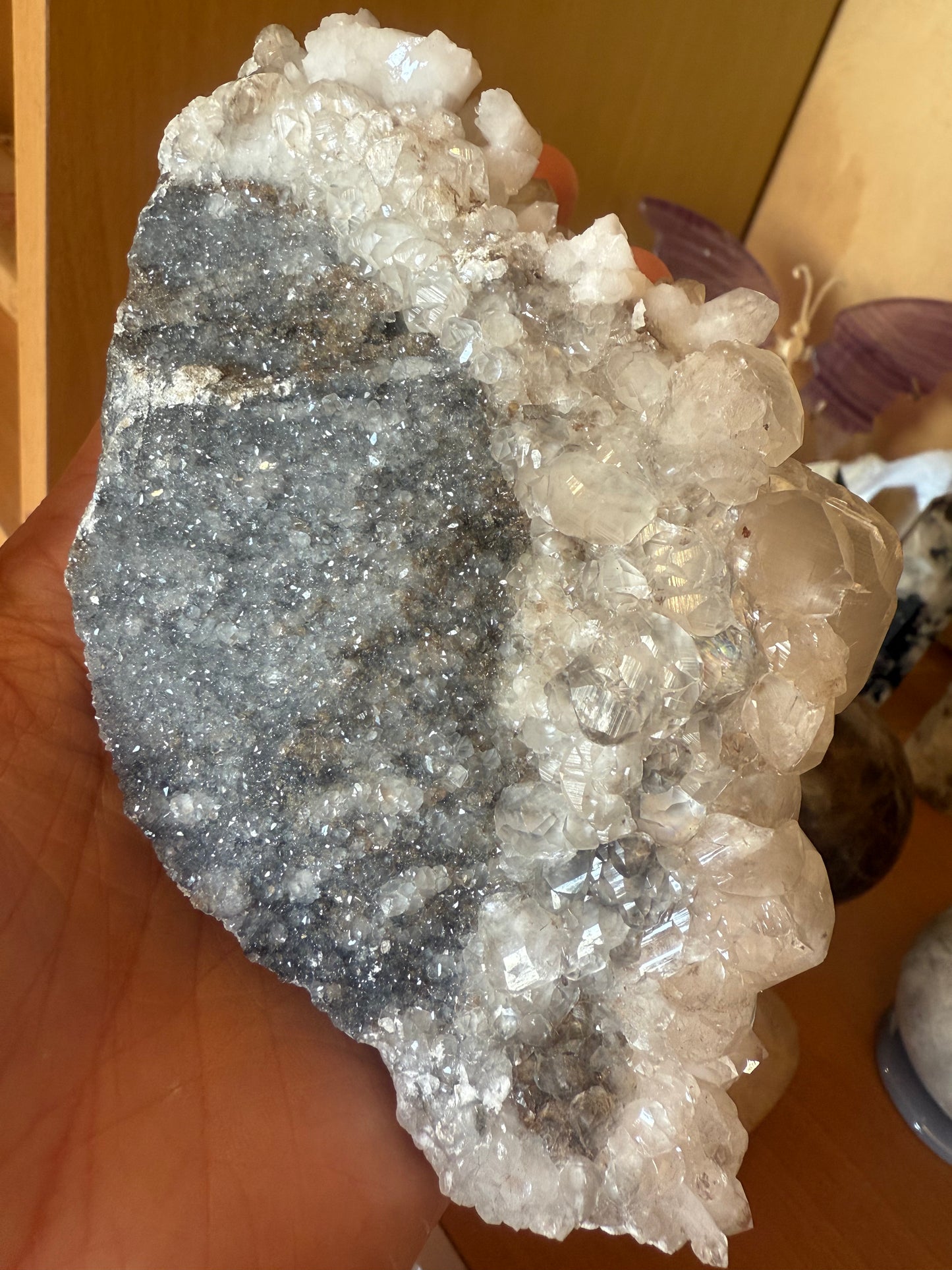 Quartz, Calcite & Apophyllite Cluster