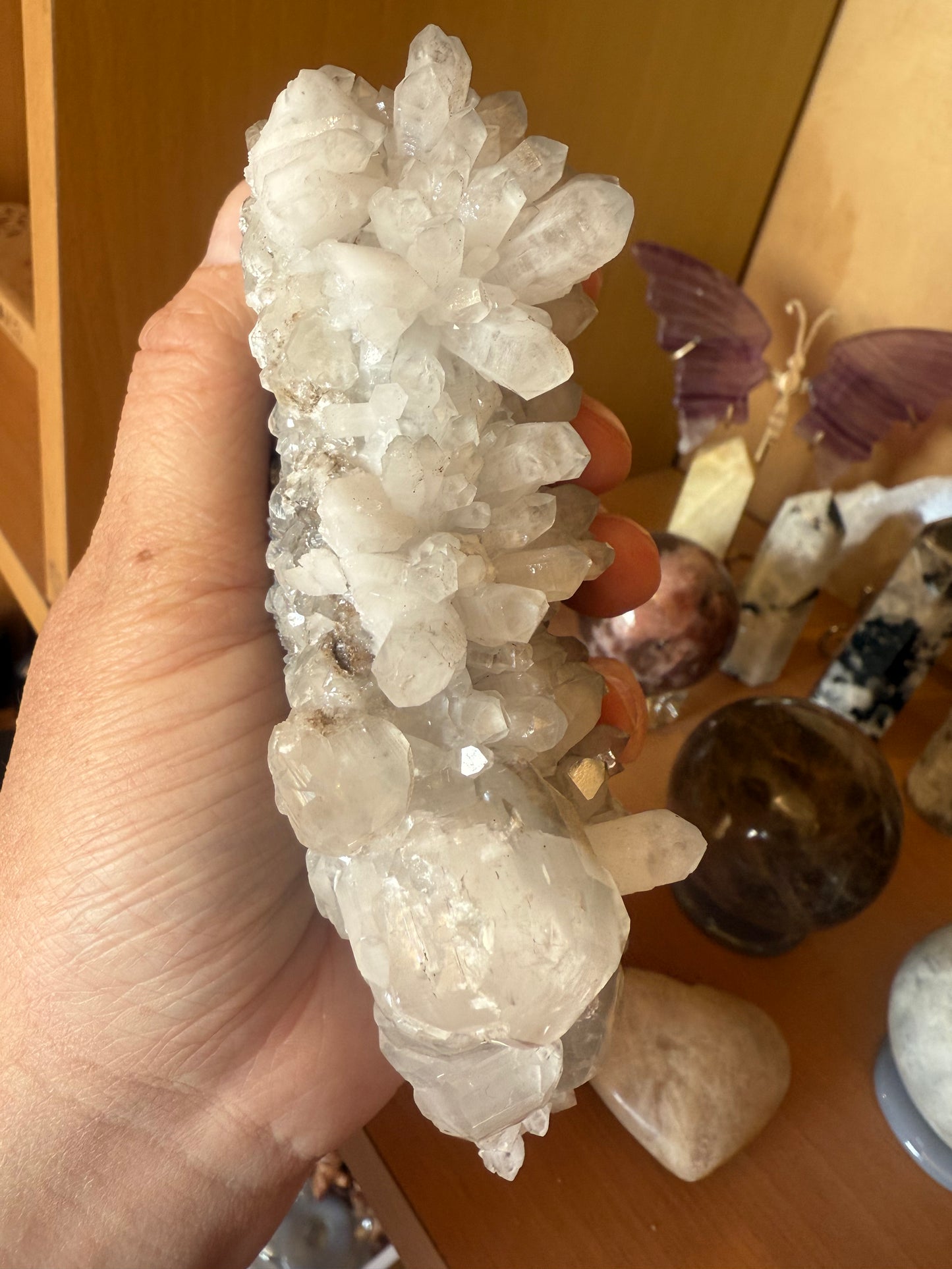 Quartz, Calcite & Apophyllite Cluster