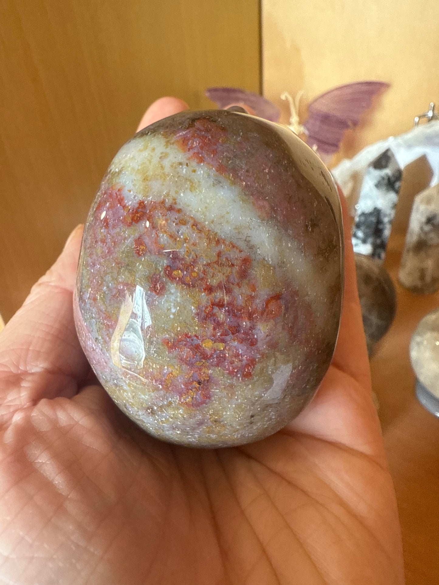 Ocean Jasper Skull