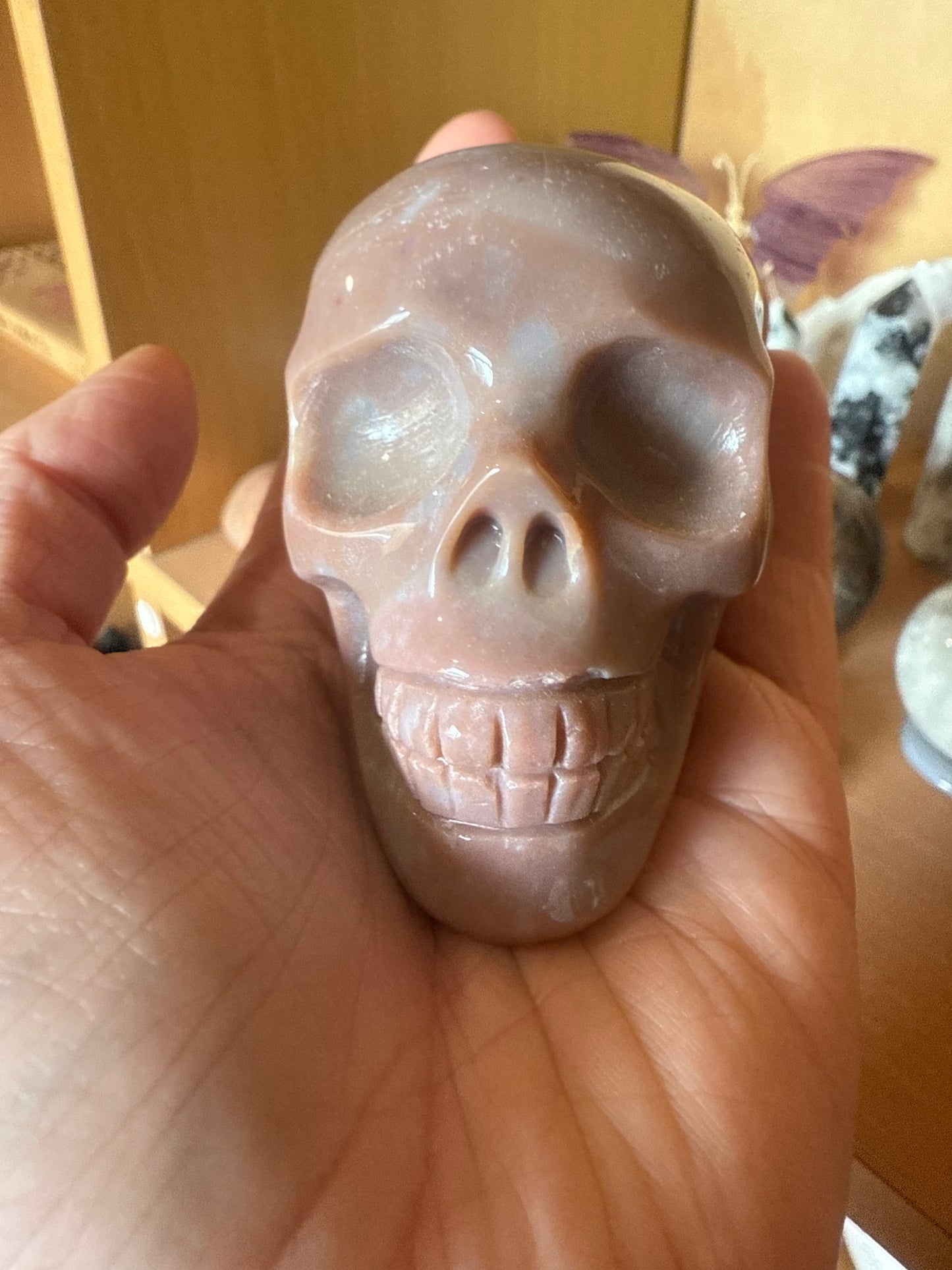 Ocean Jasper Skull