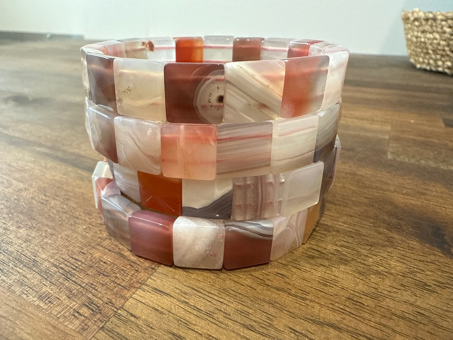 Botswana Agate Soft Bangle