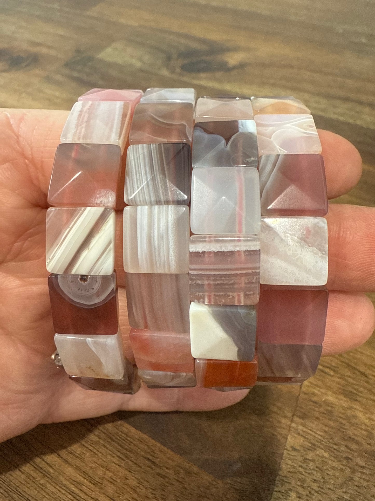 Botswana Agate Soft Bangle
