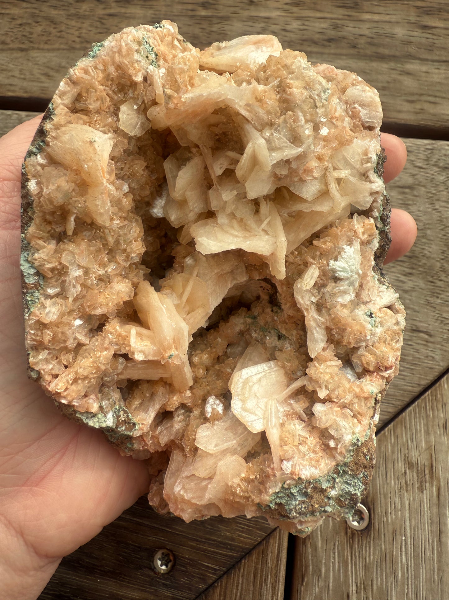 Peach Stilbite Specimen