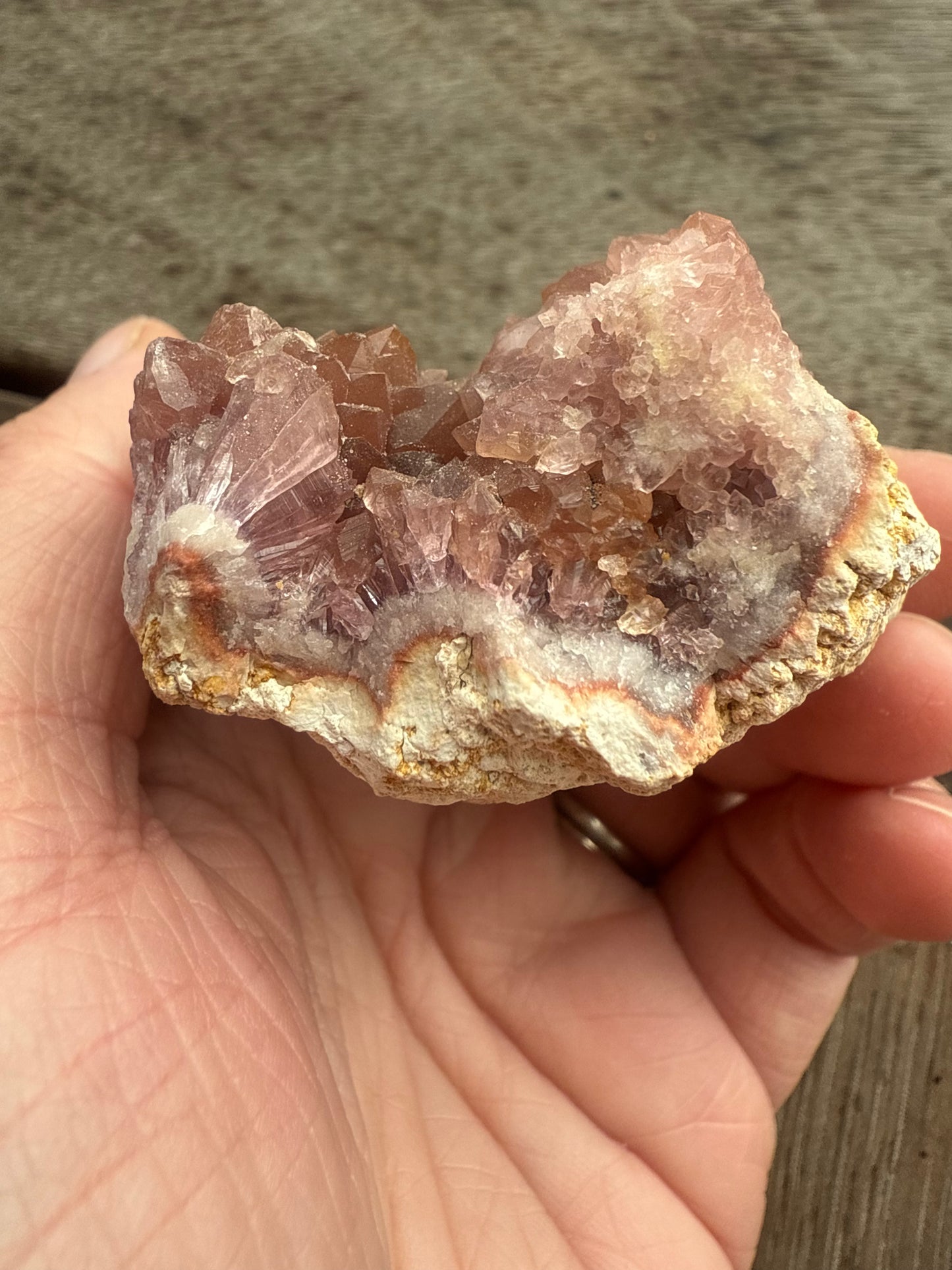 Pink Amethyst Cluster