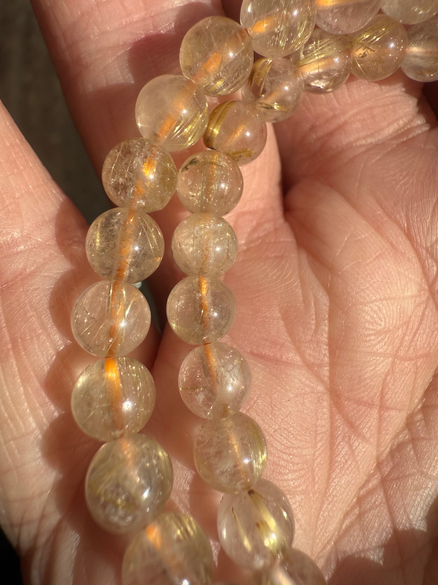 Gold Rutile Bracelet