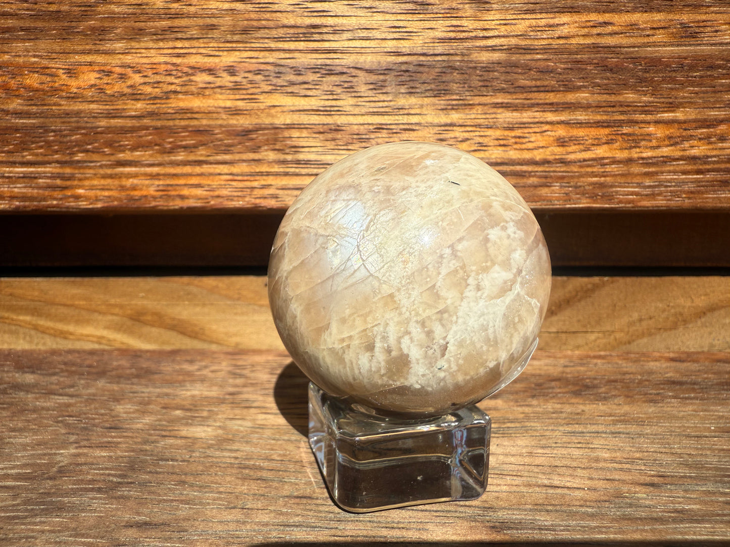 Peach Moonstone Sphere