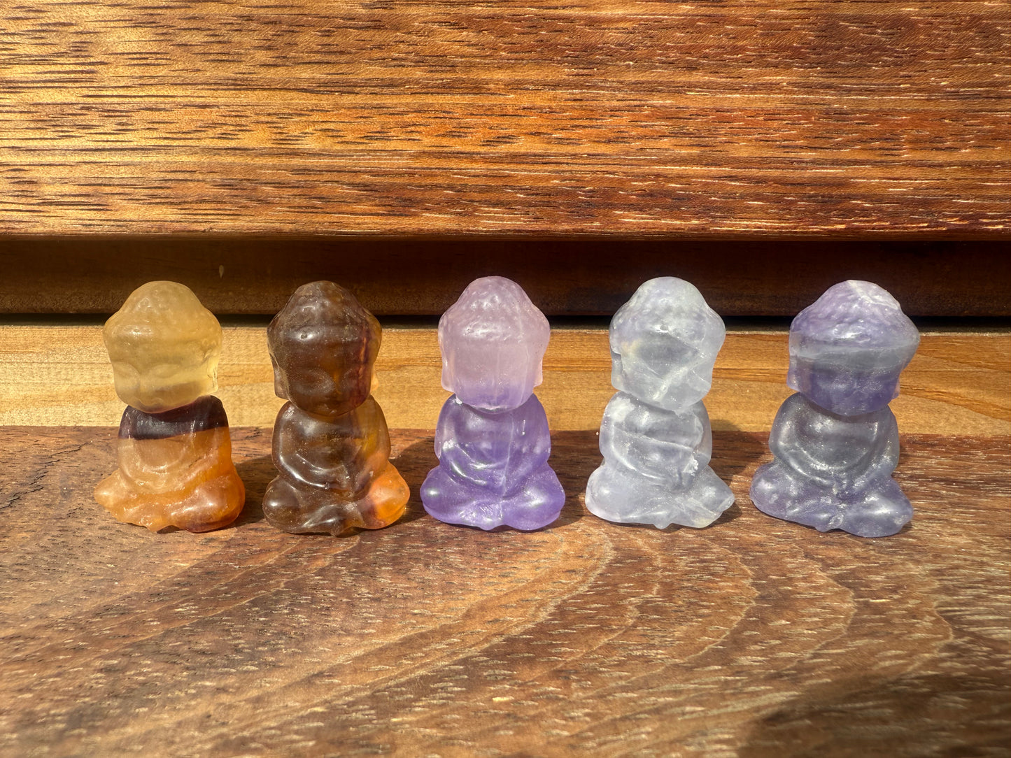 Fluorite Buddha Carving