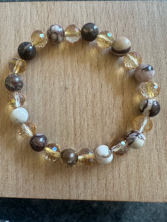 Australian Zebra Jasper Bracelet