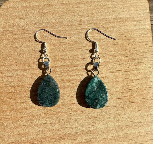 Moss Agate Earrings