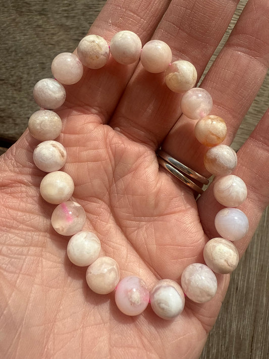 Flower Agate Bracelet