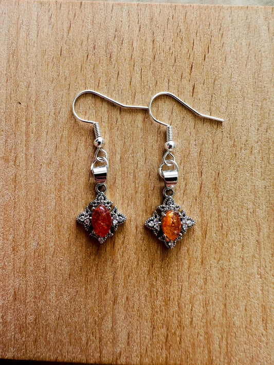 Sunstone Earrings