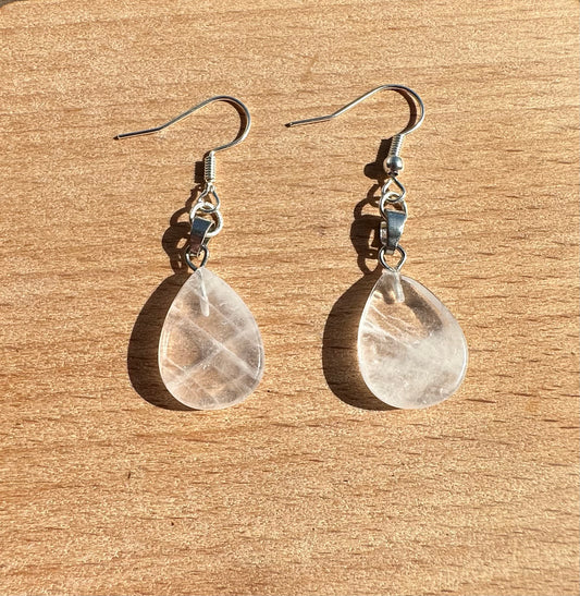 Clear Quartz Earrings