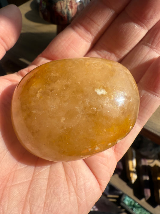 Golden Healer Palmstone