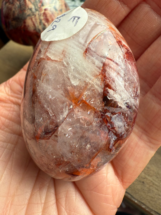 Fire Quartz Palmstone E