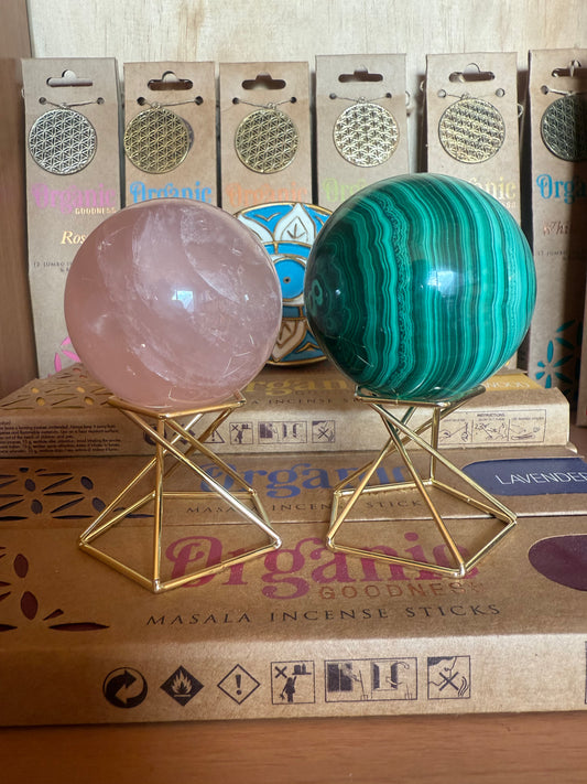 Gold Sphere Stand