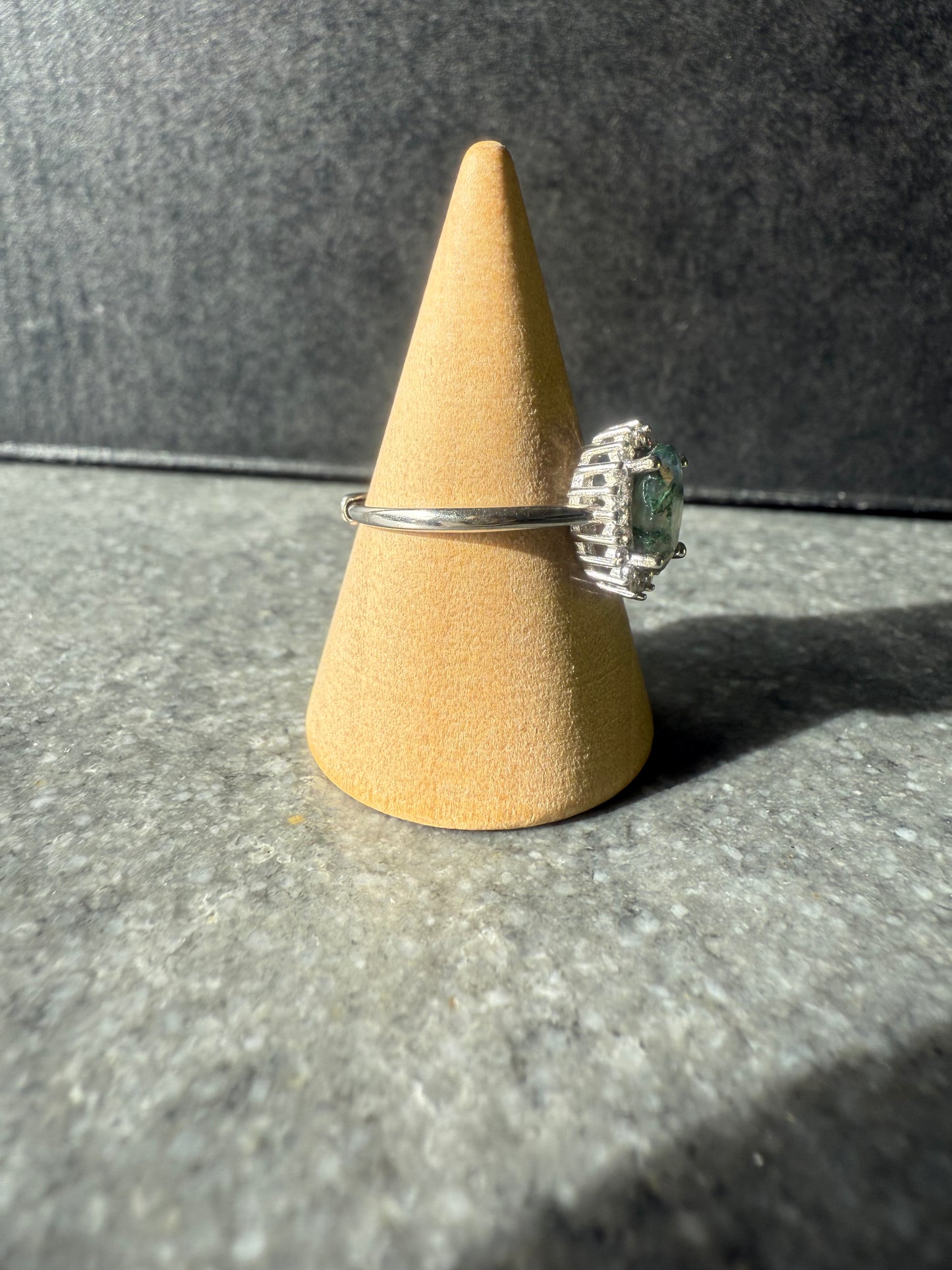 Moss Agate Ring