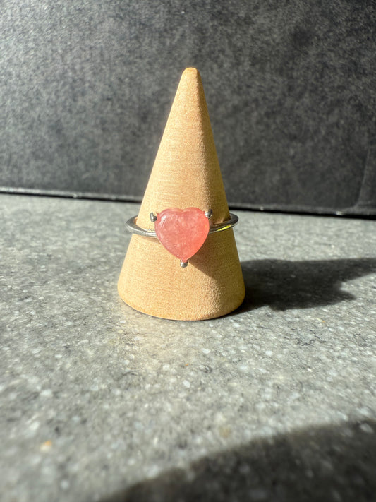 Rhodochrosite Ring