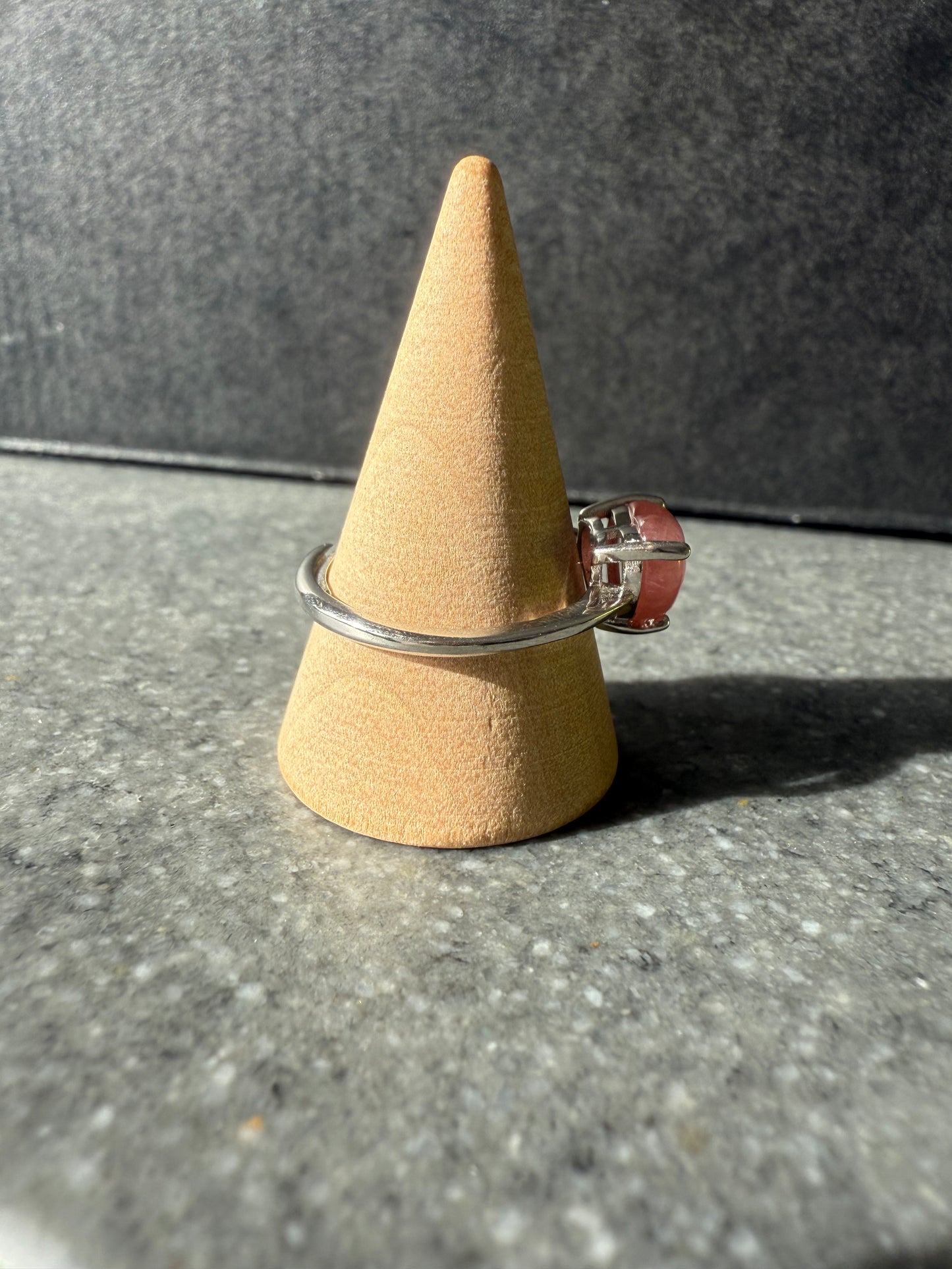 Rhodochrosite Ring