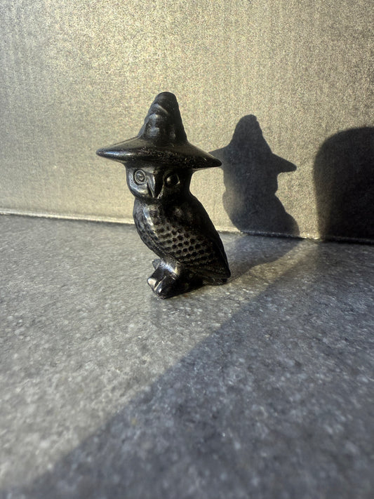 Black Obsidian Owl