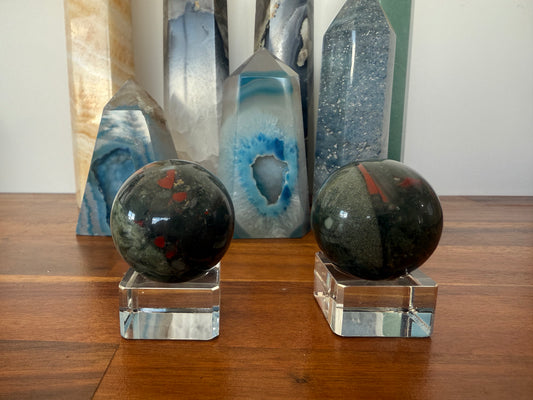 African Bloodstone Sphere