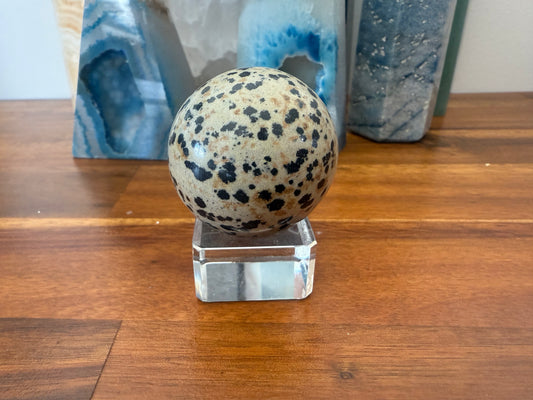 Dalmatian Jasper Sphere