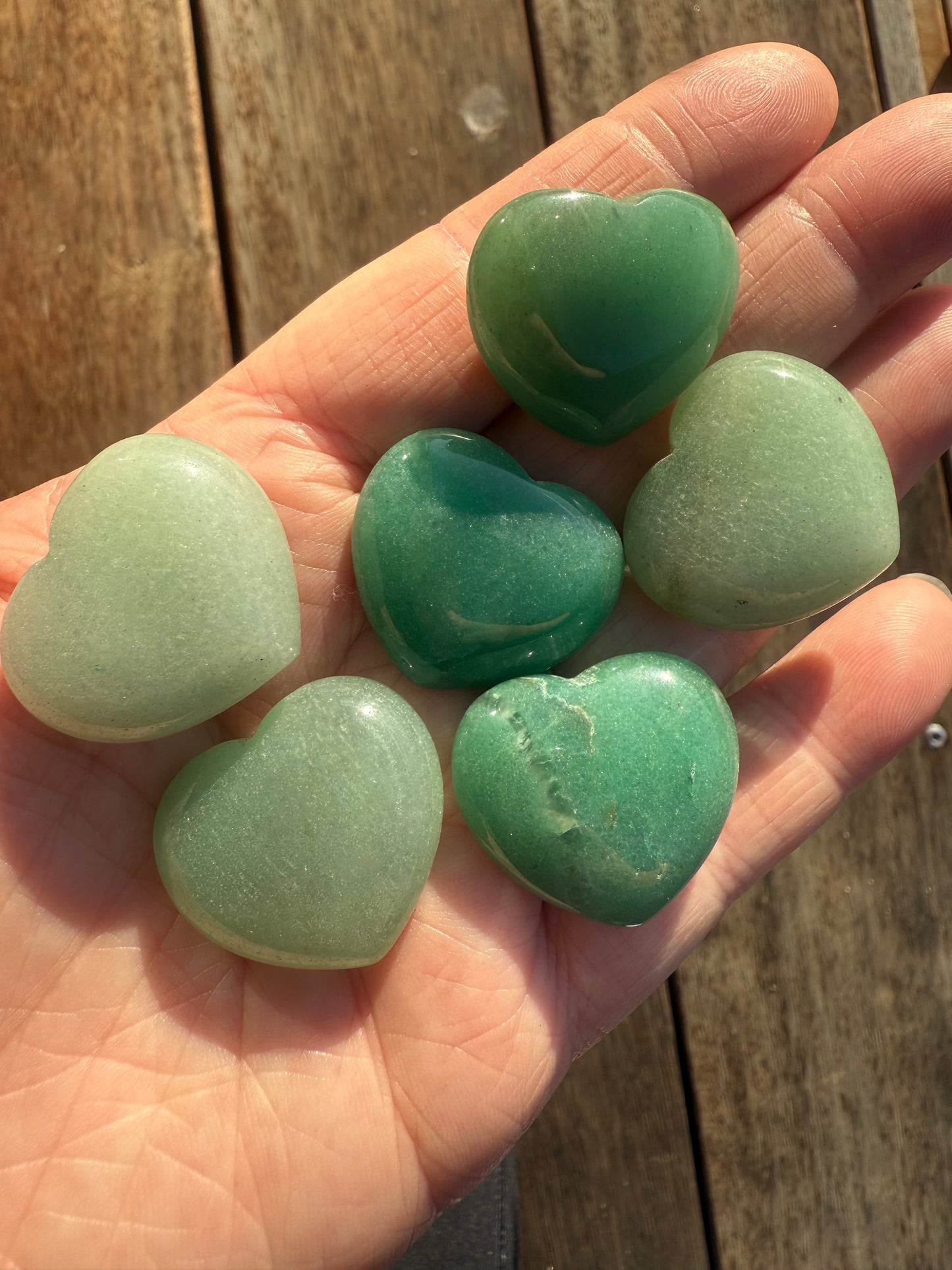 Small Green Aventurine Heart
