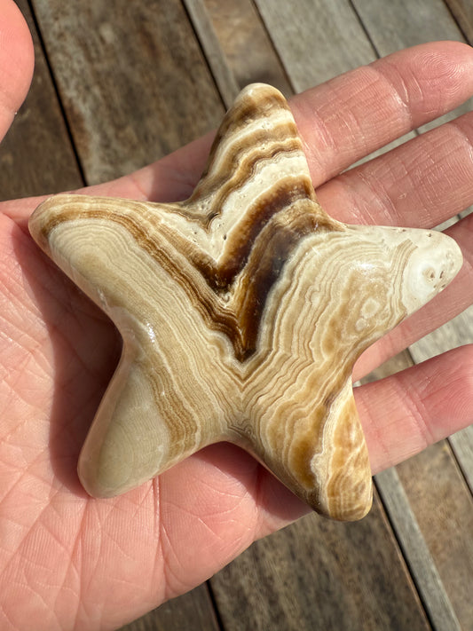 Chocolate Calcite Star