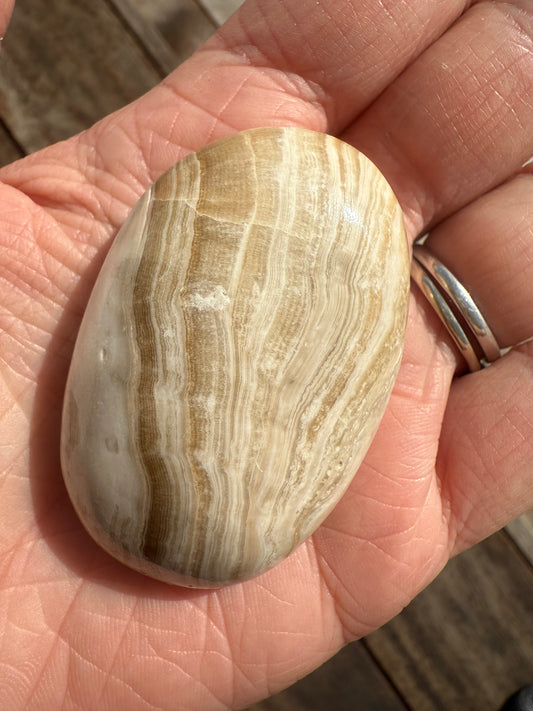 Chocolate Calcite Palmstone
