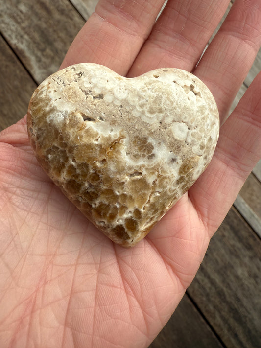 Chocolate Calcite Heart