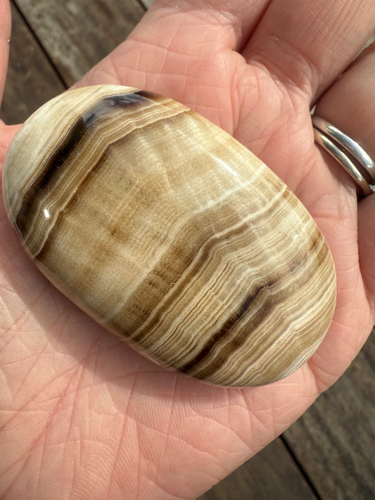 Chocolate Calcite Palmstone