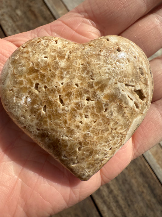 Chocolate Calcite Heart