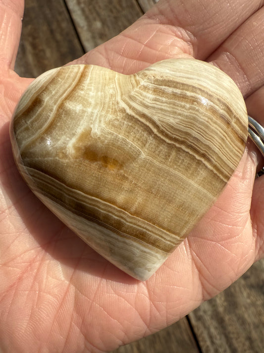 Chocolate Calcite Heart