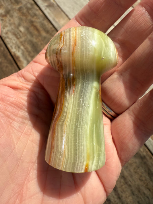 Banded Calcite Mushroom