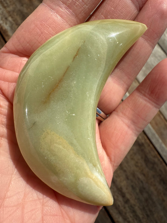 Banded Calcite Moon