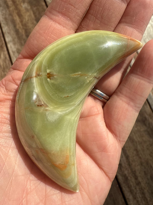Banded Calcite Moon