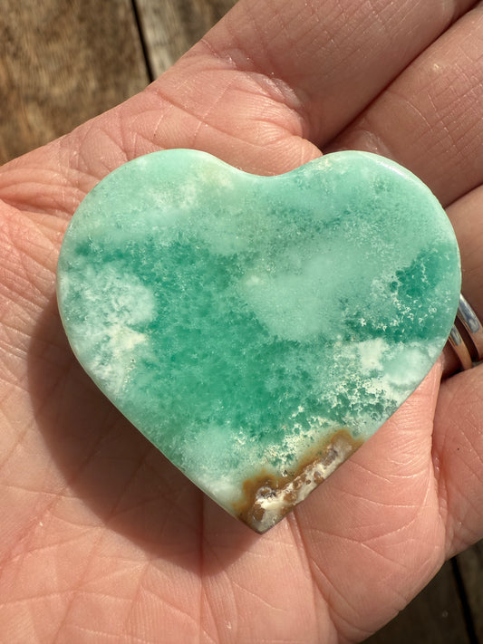 Caribbean Calcite Heart