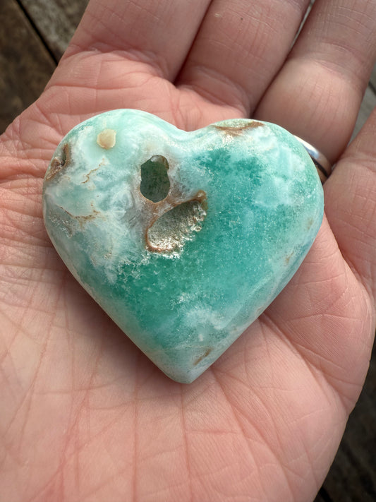 Caribbean Calcite Heart