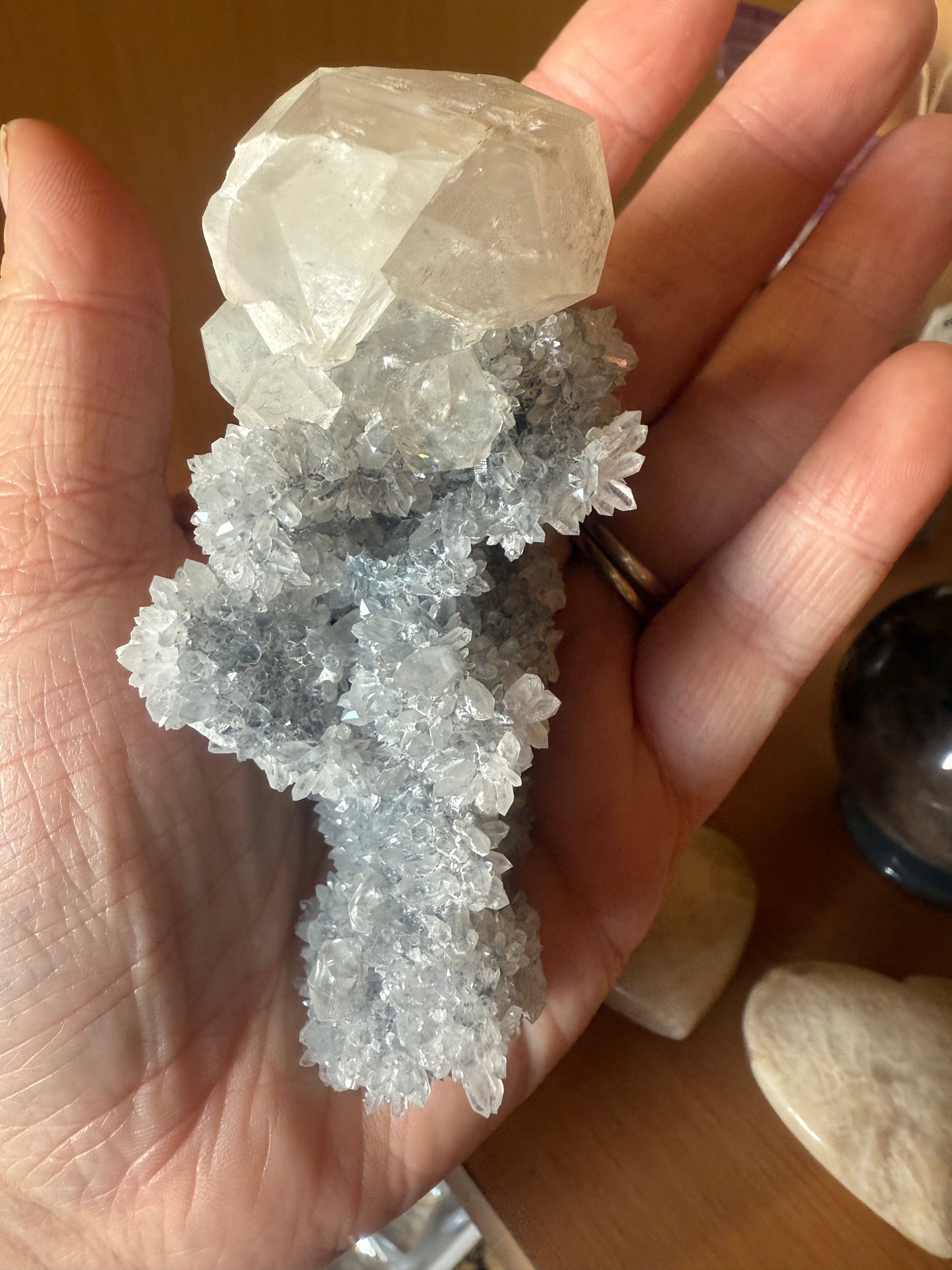 Calcite & Apophyllite Cluster